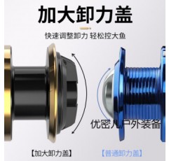 Senxuan 모든 금속 물레 장거리 바다 막대 낚시 릴 앵커 물고기 릴 낚시 릴 낚시 릴 금속 그립 알약 HR5000 유형 장거리 물레 표준 라인 용량, 금속 라인 컵