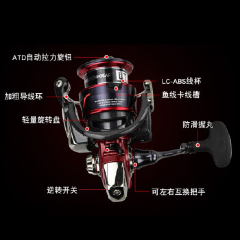 DAIWA 낚시 릴 21 모델 FUEGO CS LT Luya 릴 플라잉 비둘기 장거리 스피닝 릴 얕은 컵 낚시 릴 2500S-XH