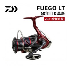 DAIWA 낚시 릴 21 모델 FUEGO CS LT Luya 릴 플라잉 비둘기 장거리 스피닝 릴 얕은 컵 낚시 릴 2500S-XH