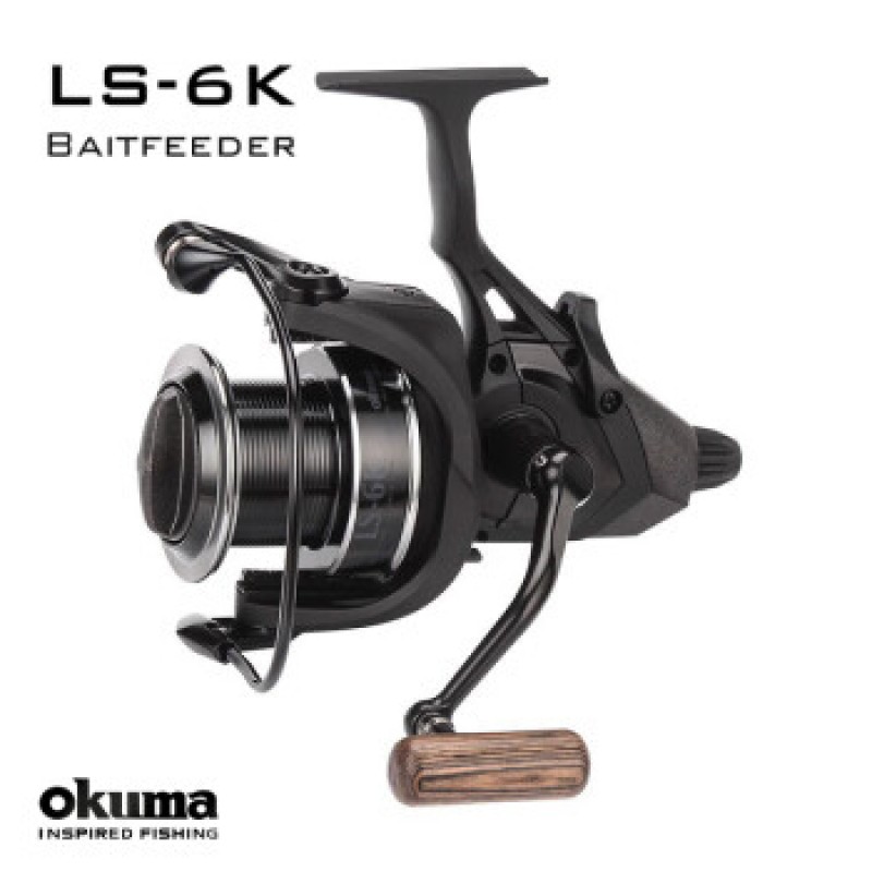 Baoxiong (okuma) LS6K 경사 금속 유럽 잉어 낚시 유럽식 도서관 낚시 이중 누출 ls8k 장거리 물레 검정 6000 시리즈 x 좌우 교환형