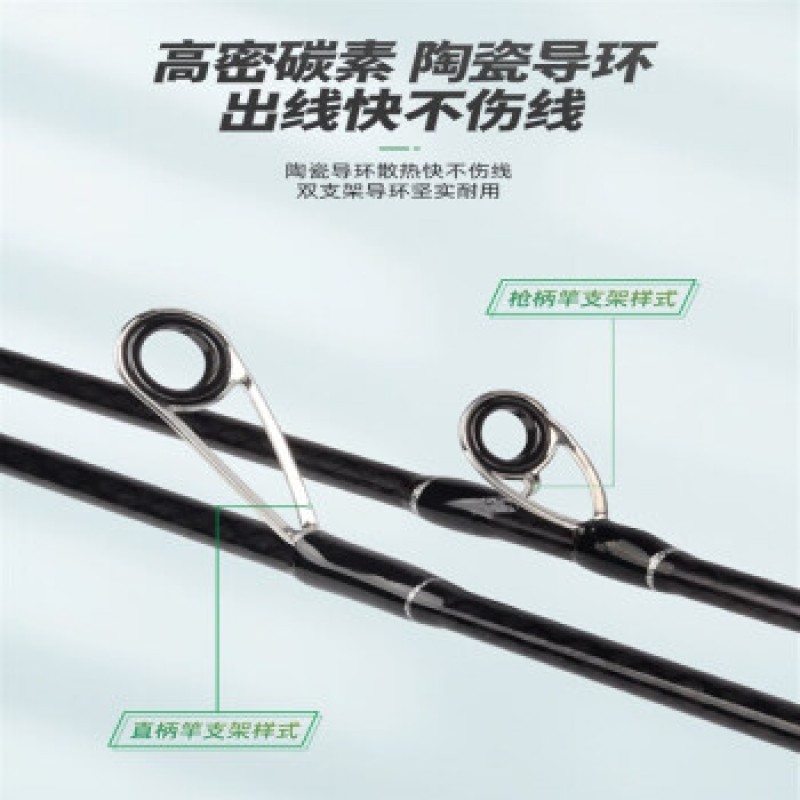 DAIWA Makou Shangxing Makou Rod ul 조정 가능한 배출 탄소 미세 물체 루어 로드 세트 워터 드롭 휠 장거리 캐스팅 스피닝 휠 건 핸들 단일 로드 1.8 미터