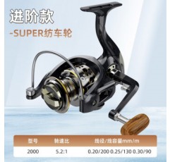 Yuzhiyuan 낚시 릴 낚시 릴 장거리 물레 바다 막대 바퀴 물고기 바퀴 바다 막대 바퀴 Ji [12kg 제동력] Super-3000
