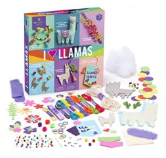 Craft-tastic – I Love Llamas Kit – Craft Kit에는 6개의 라마 테마 프로젝트가 포함되어 있습니다.