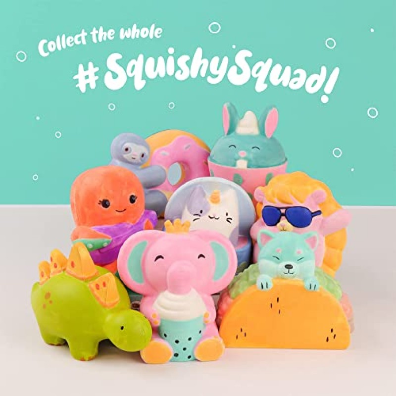 DOODLE HOG Shiba Inu Squishy 그림 키트 - 어린이를 위한 Squishy 장난감, 어린이를 위한 Squishies - 느린 상승 Squishy 동물 - 이상적인 예술 및 공예, 5 6 8-12를 위한 선물, 소녀 및 소년, 부활절 바구니 충전재