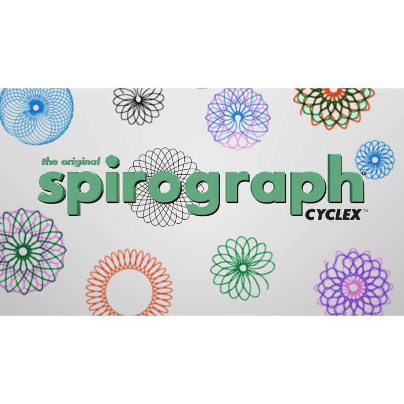 Spirograph Cyclex Studio Grogu - 디즈니 스타워즈 만달로리안 - Baby Yoda - 수많은 놀라운 디자인을 만드는 쉬운 방법 - 회전 스텐실 휠 - 5세 이상