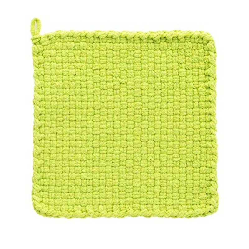 Harrisville 디자인 친화적인 Loom Potholder 면 루프 10인치 프로 사이즈 루프 2개의 Potholder 만들기, 어린이와 성인을 위한 직조 공예품-라임