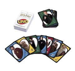 Mattel Games UNO Harry Potter 카드 게임(어린이, 성인 및 2~10인용 인기 시리즈 기반 게임 나이트)