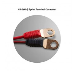 NOCO GC002 X-Connect, M6(1/4in) 아일렛 터미널 커넥터와 호환되는 SafeAMP 와이어 하네스