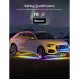 Govee 언더글로우 자동차 조명, 4개 RGBIC 스마트 LED 조명, 1,600만 색상 및 앱 제어 기능이 있는 10가지 장면 모드, 자동차, SUV, 트럭, DC 12-24V용 음악 모드 2개