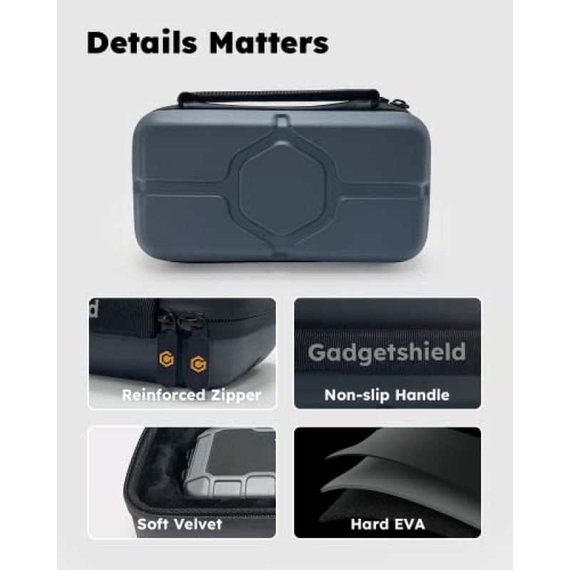 GB20/GB40/GB50 점프 스타터와 호환되는 GadgetShield EVA 보호 케이스 맞춤형 설계