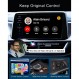 SmaFun Apple 무선 CarPlay 어댑터 – 5~15초 연결 기능이 있는 플러그 앤 플레이 CarPlay 무선 어댑터, 유선 무선 CarPlay 동글로 변환 낮은 대기 시간 온라인 업데이트, 2015년 차량 및 iPhone에 적합(검은색)