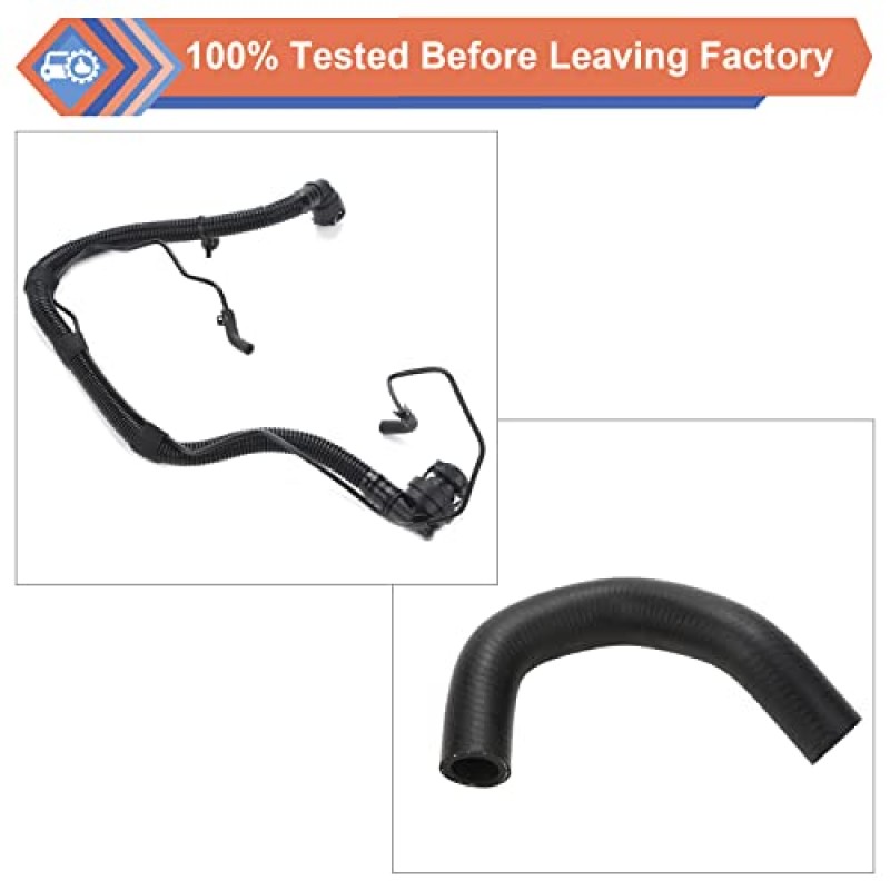 6 Pcs 엔진 라디에이터 냉각수 호스 및 히터 호스 및 PCV 파이프 및 냉각수 입구 호스 세트 2011-2016 Chevy Cruze 1.4L과 호환 가능, 교체 #13251447 13251435 13291779 94543097 25193343 55596898