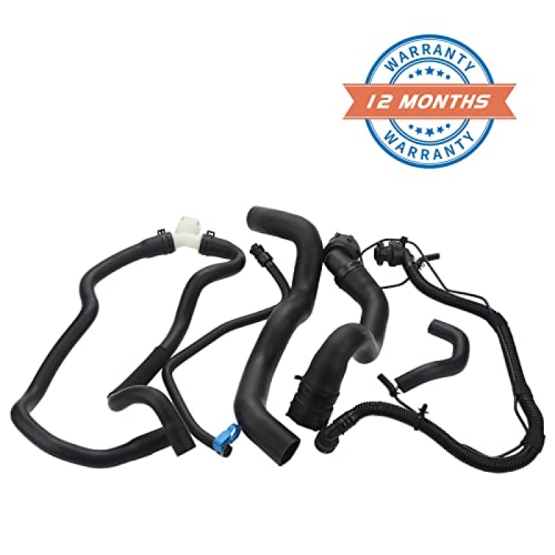 6 Pcs 엔진 라디에이터 냉각수 호스 및 히터 호스 및 PCV 파이프 및 냉각수 입구 호스 세트 2011-2016 Chevy Cruze 1.4L과 호환 가능, 교체 #13251447 13251435 13291779 94543097 25193343 55596898