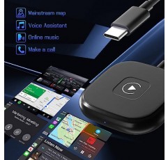 공장 유선 CarPlay 2023 업그레이드용 HEI LIANG CarPlay 무선 어댑터 플러그 앤 플레이 동글은 유선을 무선으로 빠르고 쉽게 사용하도록 변환하여 2016 및 iPhone iOS 10+의 자동차에 적합합니다.