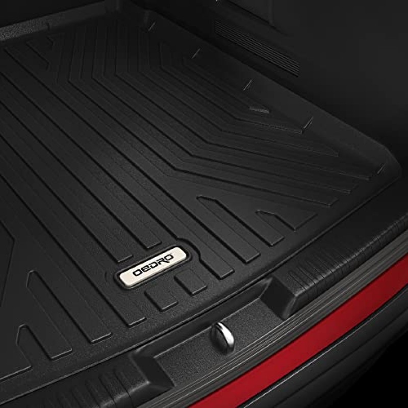 OEDRO 카고 트렁크 라이너 바닥 매트 블랙은 2010-2017 Chevrolet Equinox/GMC Terrain, 전천후 맞춤형 카고 매트에 적합합니다.
