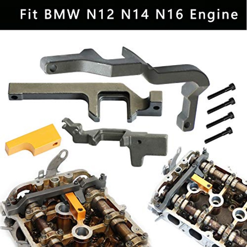 DPTOOL 캠축 정렬 타이밍 도구 세트 BMW 미니 쿠퍼와 호환 가능 R55 R56 R57 R60 N12 N13 N14 N16 N18 1.4 1.6 엔진 타이밍 도구 키트 117 440, 119 340, 119 590, 496 709