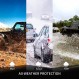 OEDRO 바닥 매트 세트 2016-2021 Jeep Grand Cherokee / 2022 Jeep Grand Cherokee WK, 맞춤형 블랙 TPE 전천후 전면 및 후면 행 트렁크 라이너 자동차 바닥 매트 세트