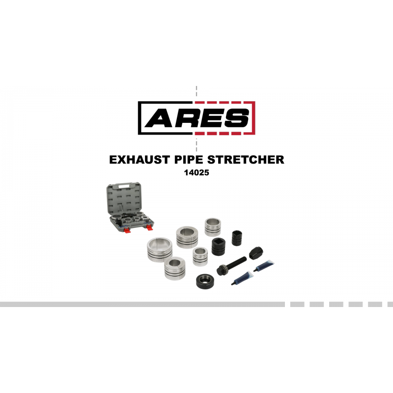 ARES 14025 – 배기관 확장기 키트 – 직경 1-5/8인치에서 4-1/4인치로 배기관 확장 – 7피스 충격 등급 키트에는 견고한 보관 케이스 포함