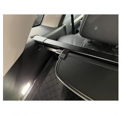 Vesul Honda CR-V CRV 2023 2024 개폐식 알루미늄 검정색 후면 테일 트렁크 카고 커버 보안 그늘 없음 갭 실드 토노 커버 Anti-Peeping 수하물 개인 정보 보호 화면 08Z07-3A0-110