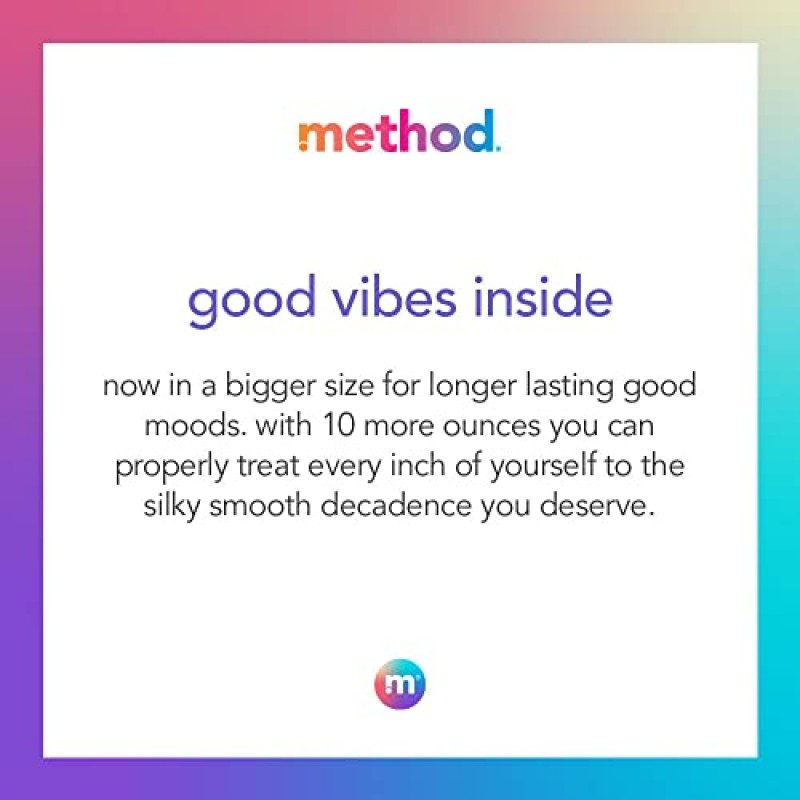 Method 바디 워시, 퓨어 피스, 파라벤 및 프탈레이트 프리, 28oz(1팩)
