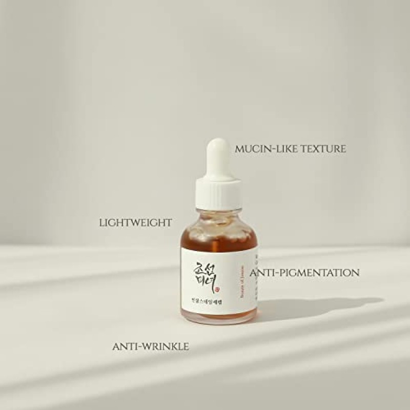 조선미인 세럼 라인 리바이브 세럼 인삼 + 달팽이 뮤신 30ml, 1fl oz.