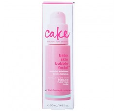 Cake Beauty 베이비 스킨 버블 퓨리파잉 페이셜 마스크, 1.69온스