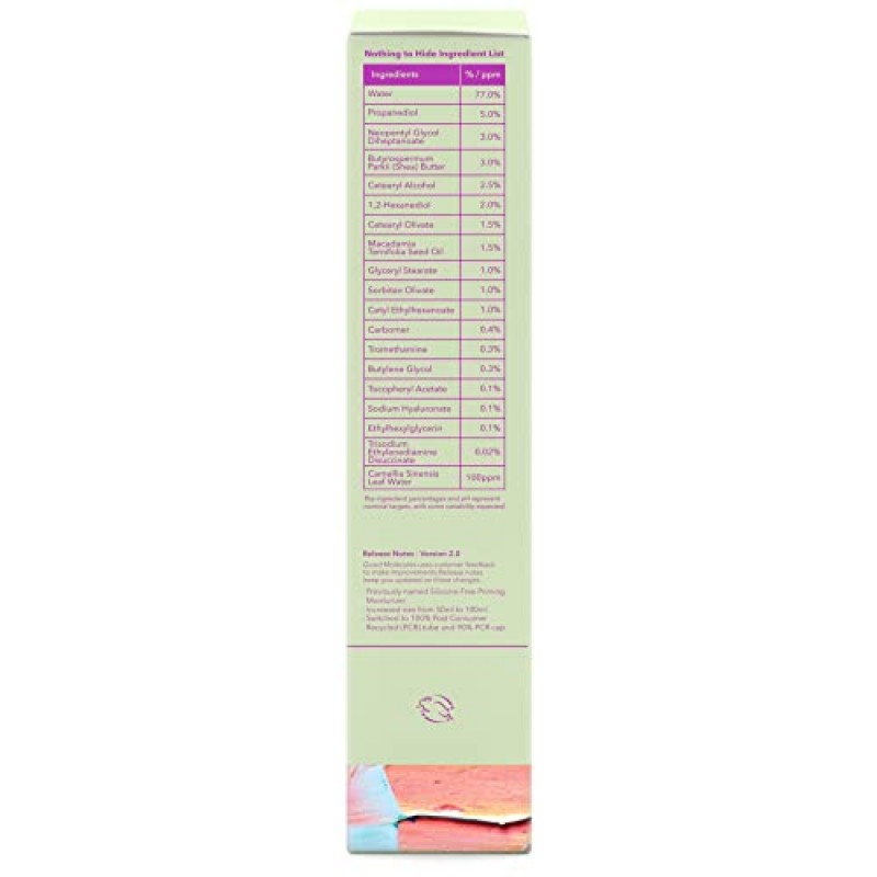 굿 몰레큘스 라이트웨이트 데일리 모이스처라이저 100ml/3.4oz - 항산화제, 지방산이 함유된 페이셜 모이스처라이저, 매끄럽고 촉촉한 피부를 위한 - 마카다미아 오일과 시어 버터가 함유된 얼굴용 안티에이징 스킨케어