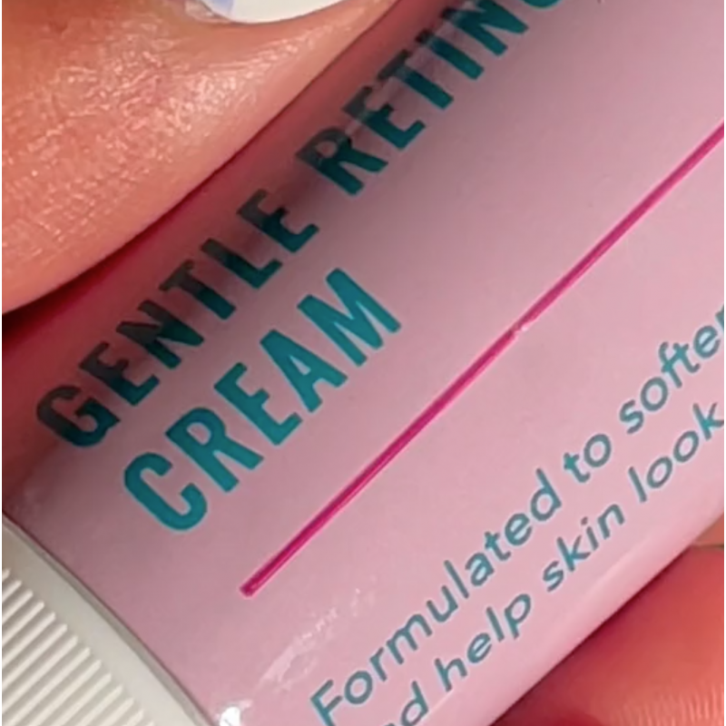 굿 몰러큘즈 젠틀 레티놀 크림 30ml/1oz - 레티놀과 바쿠치올이 함유된 나이트 크림 - 얼굴용 안티에이징 스킨케어 잔주름, 주름, 발진, 확대된 모공, 색소침착을 최소화합니다