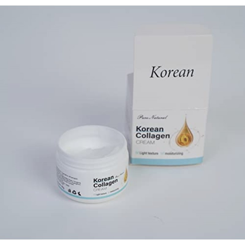 한국 콜라겐 크림, 콜라겐 페이스 모이스처라이저, 데이 앤 나이트 크림, 피부를 매끄럽게 하고 주름을 줄여주는 목 및 가슴 크림,한국 스킨케어, K뷰티,안티에이징