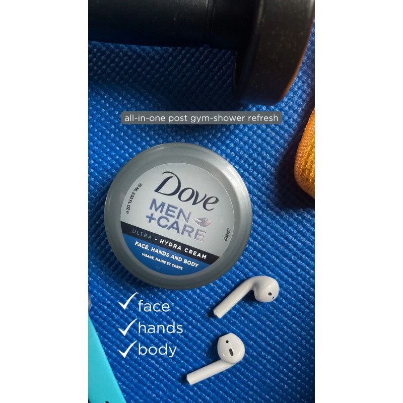 Dove Men+Care 울트라 하이드라 크림, 얼굴, 손, 바디 케어, 모든 피부 타입, 각 5.07온스 6팩