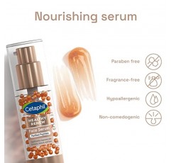 Cetaphil Healthy Renew 안티 에이징 페이스 세럼 1온스, 나이아신아마이드 및 펩타이드 함유 페이스용 레티놀 대체 세럼, 비타민 B 복합체 함유 민감성 피부용 스킨케어, 무향
