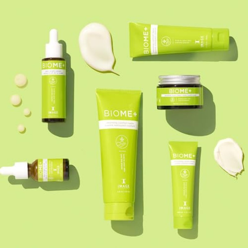 IMAGE Skincare BIOME+ 듀 브라이트 세럼, 미생물 친화적인 페이셜 세럼, 광채를 높이고 탄력을 강화합니다, 1 Fl Oz