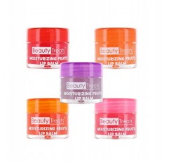 DEALPLUSDEAL 뷰티 트리트먼트 모이스춰라이징 프루티 립밤 6개 세트 과일 맛 비타민 E 립 케어 프루티 립블럼 6개로 수분 공급