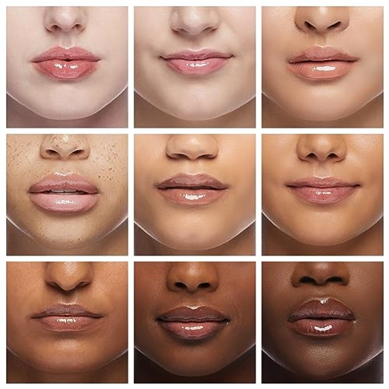 DIME Beauty 립밤, 클린 뷰티, 비건, 통통하고 윤기 있고 부드러움, 노화 징후 방지에 도움, 섬세한 입술 피부 복원 및 복구에 도움, 울트라 하이드레이팅, 0.5온스.