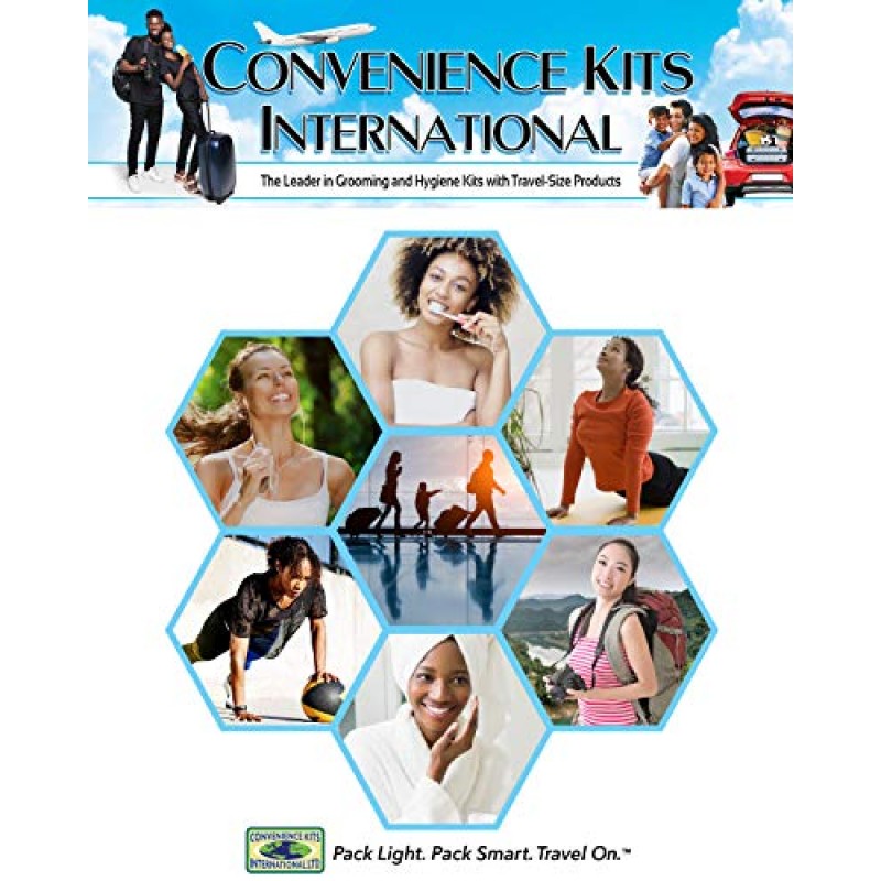Convenience Kits International 여성용 15개 키트 특징: 팔머 헤어, 페이스 & 바디 여행용 제품