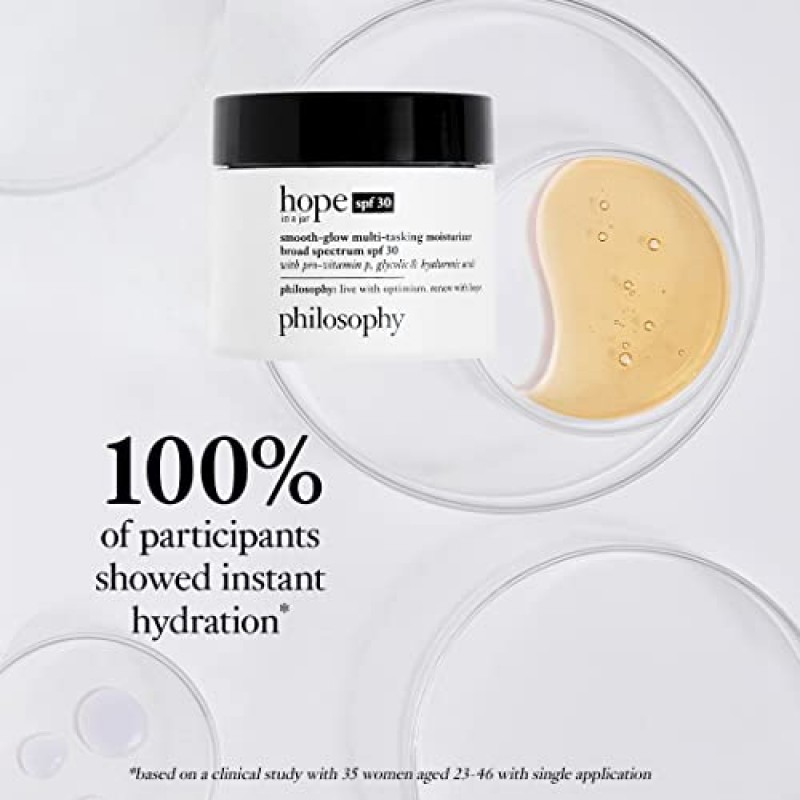 철학 호프 인 어 항아리 모이스처라이저 SPF 30, 2온스