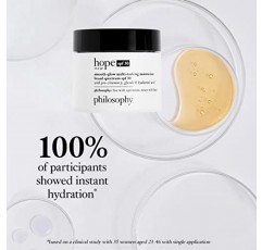 철학 호프 인 어 항아리 모이스처라이저 SPF 30, 2온스