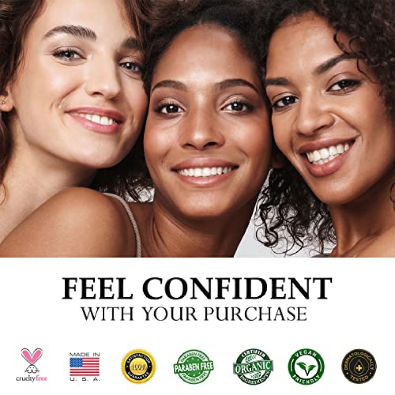 Kleem Organics 콜라겐, 히알루론산 및 펩타이드가 함유된 안티 에이징 넥 퍼밍 크림 - 주름, 목 라인, 검버섯 및 처진 피부를 줄이기 위한 여성 및 남성용 퍼밍 넥 크림 - 1.7온스