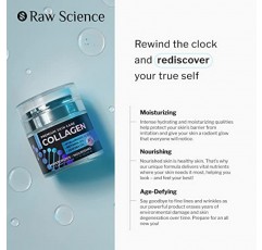 S RAW SCIENCE 여성 및 남성을 위한 안티에이징/주름 페이스 모이스처라이저, 히알루론산 함유 콜라겐 데이 & 나이트 스킨 케어, 보습 및 영양 크림, 끈적임 없는 포뮬라