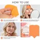 Nuluxglovite 이마 주름 패치, 가수분해 콜라겐 함유 주름 방지 패치, 이마 및 눈 사이 주름 완화 패치 7팩, 천연 성분 주름 완화제