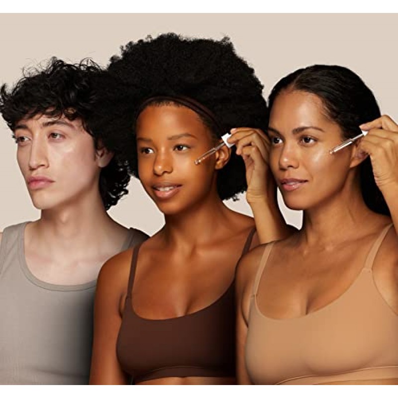 Pacifica Beauty 비건 콜라겐 복합 세럼, 히알루론산, 노화 및 건성 피부를 위한 수분 공급 및 보습, 100% 비건 및 동물 실험 없음, 황산염, 실리콘 + 파라벤 없음