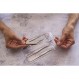 기존 뷰티 속눈썹 연장 핀셋 - 래쉬 DIY 정밀 세트 5개, 커브드 볼륨 래쉬 핀셋 - 눈 속눈썹 연장 클러스터 적용 및 제거 스테인레스 스틸