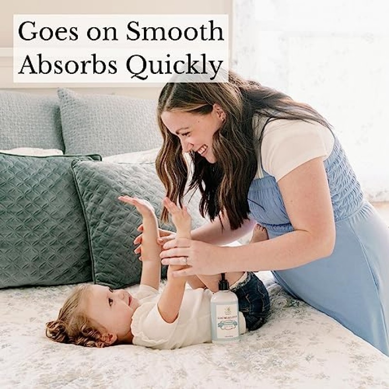 Southern Natural Goat Milk Lotion (12oz) 건성 피부용 페이스 및 바디 모이스처라이저 - 보습 스킨케어 및 핸드 크림 - 무향