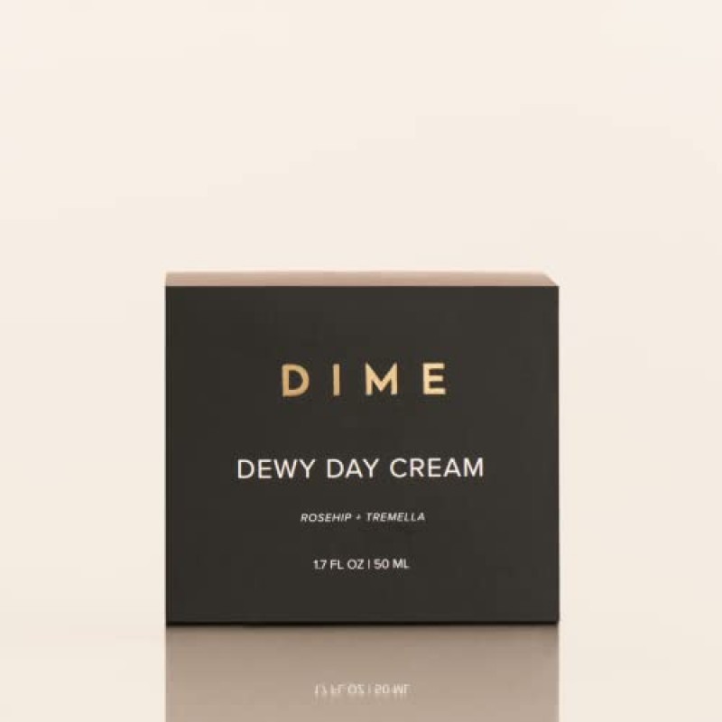 다임 뷰티 듀이 데이 크림, 콜라겐과 엘라스틴 성장을 촉진하는 로즈힙과 트레멜라가 함유된 가벼운 모이스처라이저, 1개