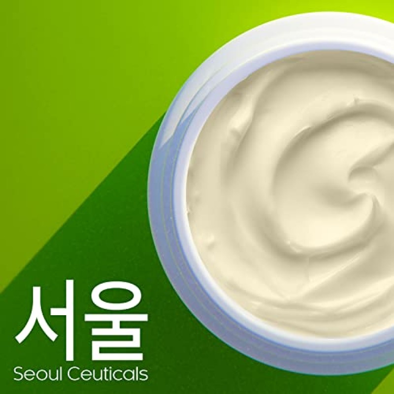 SEOULCeuticals 민감한 피부를 위한 한국 스킨 케어 페이스 마스크 - 한국 스킨케어 그린티 워시 오프 마스크 - K 뷰티 페이스 마스크 - 알로에 베라 마스크 + 센텔라 아시아티카 하이드레이팅 페이셜 스파 마스크 2온스