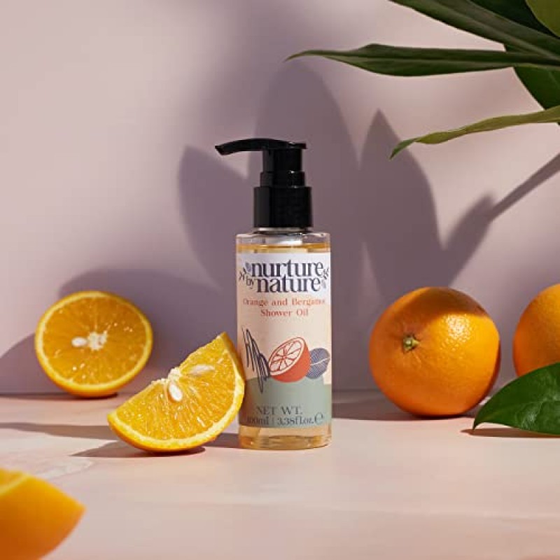 Nurture by Nature Moment for Mama 선물 세트, 새엄마 케어 패키지, 바디 버터, 샤워 오일, 에센셜 오일 롤 온, 엡솜 배스 솔트, 실크 아이 마스크, 엄마가 될 선물, 임신 선물