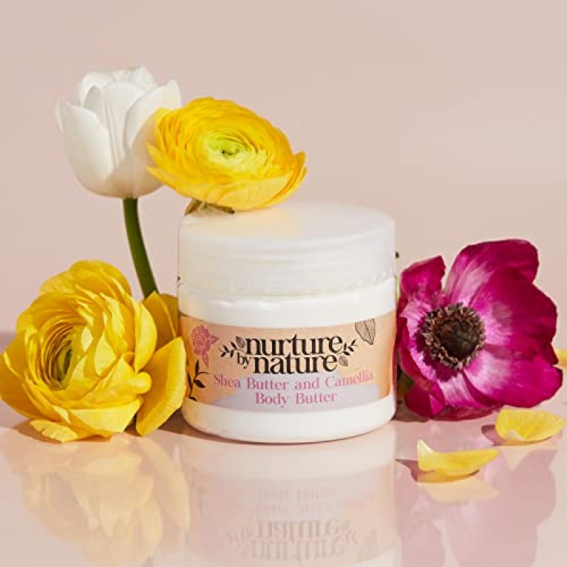 Nurture by Nature Moment for Mama 선물 세트, 새엄마 케어 패키지, 바디 버터, 샤워 오일, 에센셜 오일 롤 온, 엡솜 배스 솔트, 실크 아이 마스크, 엄마가 될 선물, 임신 선물