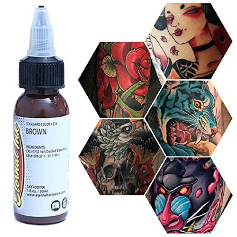 AYCOS14 컬러 프리미엄 문신 잉크 세트 14 색 문신 잉크 1oz 30ml/병 문신 페인트 세트 3D 메이크업 뷰티 스킨 바디 케어