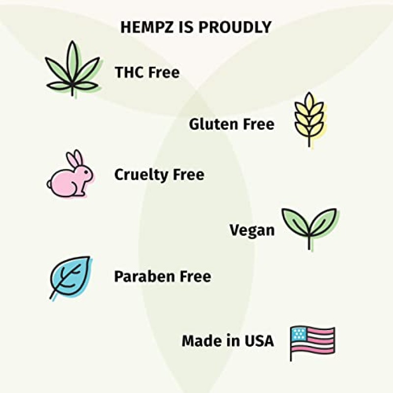 HEMPZ 바디 로션 - 블랙베리 & 레몬그라스 데일리 모이스처라이징 크림, 시어 버터 손 및 바디 모이스처라이저 - 대마 로션 - 스킨 케어 제품, 대마 씨 오일 - 17 온스.