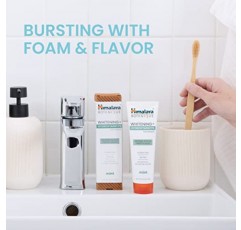 Himalaya Botanique 미백 + 하이드록시아파타이트 치약은 치아를 더 하얗게 하고 호흡을 상쾌하게 하며, 하이드록시아파타이트 지원 및 민트 향으로 플라그를 퇴치합니다. 불소가 없고 SLS가 없고 완전 채식, 4.0oz(113g)
